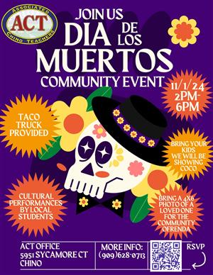 Día de los muertos ACT community event